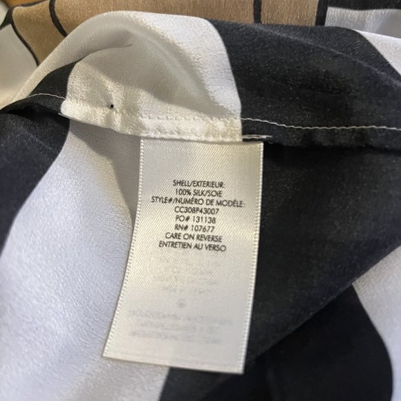 Alice Olivia Willa Silk Shirt with Stace Face Motif BNWT - Picture 5 of 7